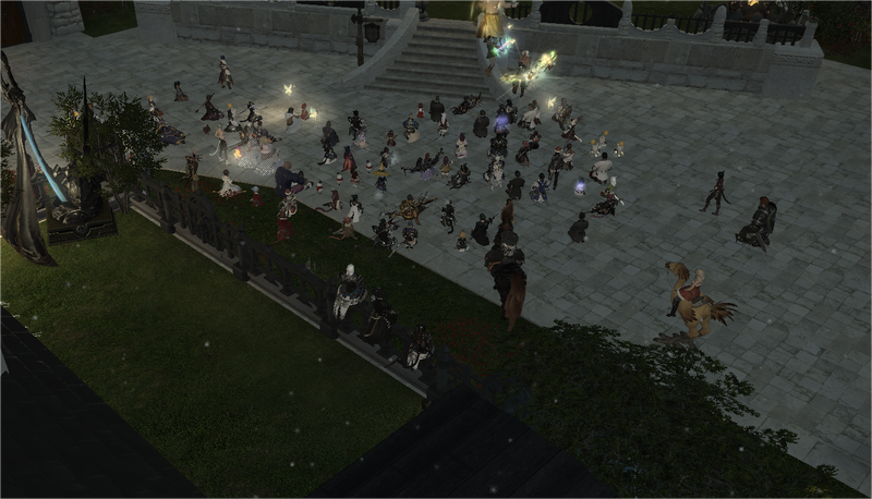 Illustration for article titled FFXIV Community Holds Massive Vigil For A Dying Player